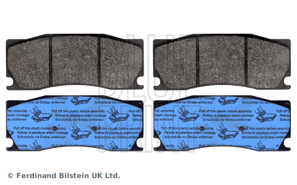 Brake Pad Set, disc brake (ADJ134243)