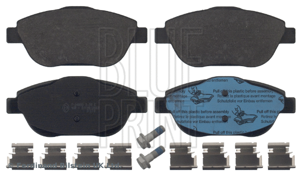 Brake Pad Set, disc brake (ADP154208)