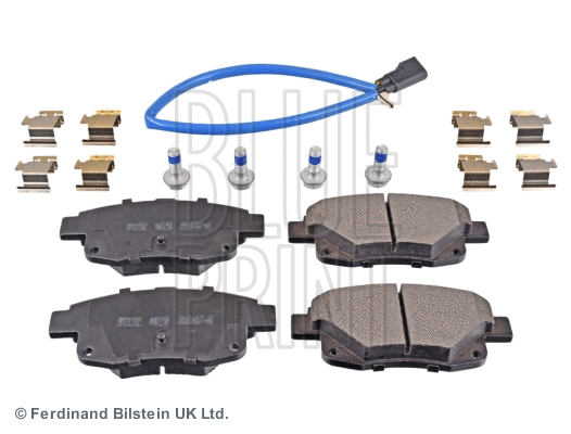 Brake Pad Set, disc brake (ADF124221)