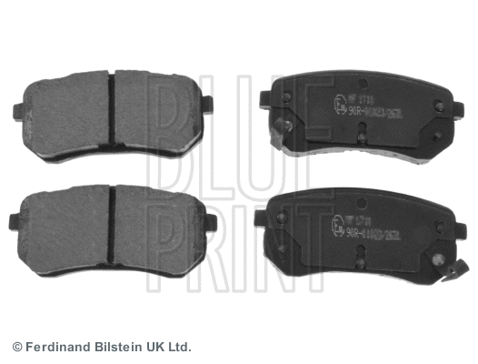 Brake Pad Set, disc brake (ADG042108)