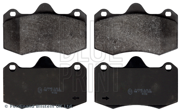 Brake Pad Set, disc brake (ADV184220)