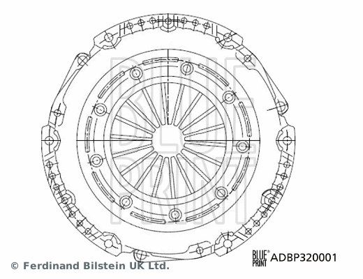 Clutch Pressure Plate (ADBP320001)