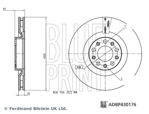 Brake Disc (ADBP430176)