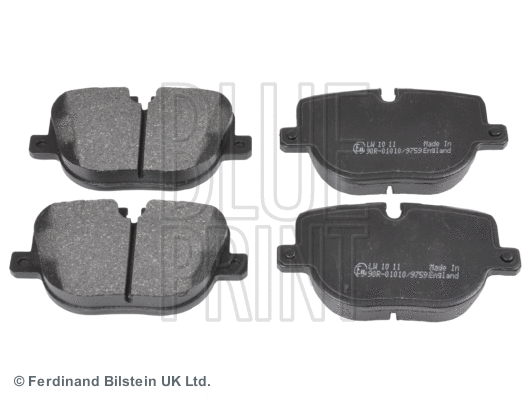Brake Pad Set, disc brake (ADJ134208)