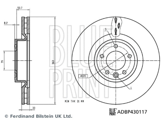 Brake Disc (ADBP430117)