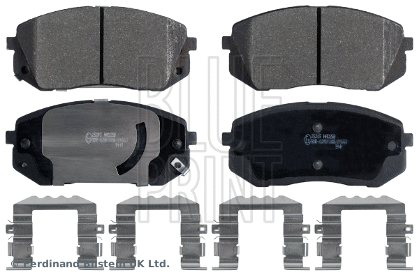 Brake Pad Set, disc brake (ADG042179)