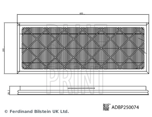 Filter Set, cabin air (ADBP250074)