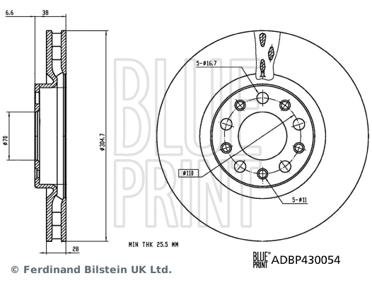 Brake Disc (ADBP430054)