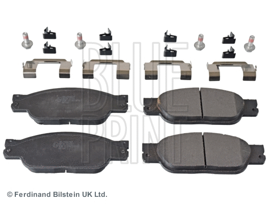 Brake Pad Set, disc brake (ADJ134237)
