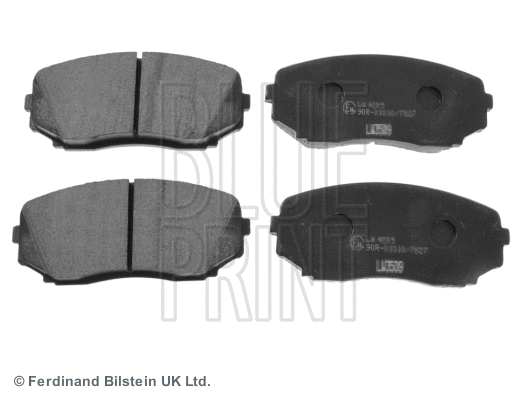 Brake Pad Set, disc brake (ADM54297)
