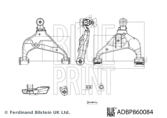 Control/Trailing Arm, wheel suspension