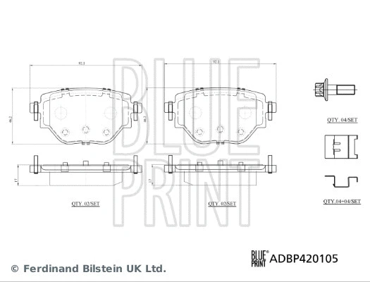 Brake Pad Set, disc brake