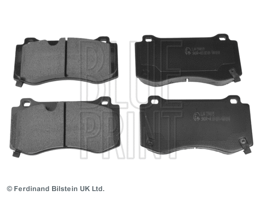 Brake Pad Set, disc brake (ADA104232)