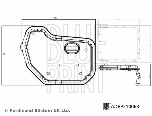 Hydraulic Filter Kit, automatic transmission (ADBP210063)