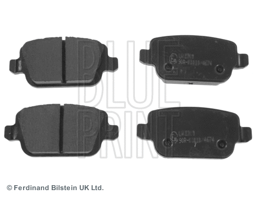 Brake Pad Set, disc brake (ADF124201)