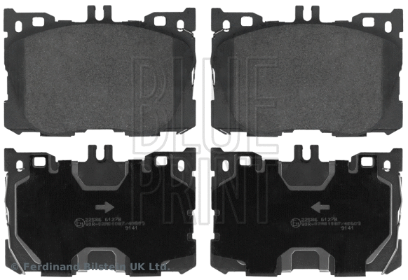 Brake Pad Set, disc brake (ADU174241)