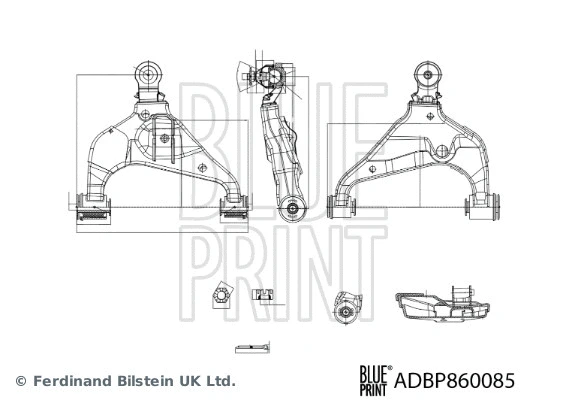 Control/Trailing Arm, wheel suspension