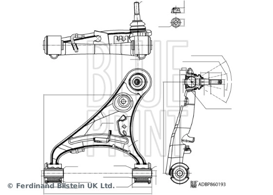 Control/Trailing Arm, wheel suspension (ADBP860193)
