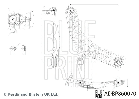 Control/Trailing Arm, wheel suspension