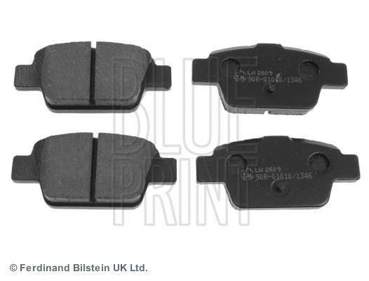 Brake Pad Set, disc brake (ADL144204)