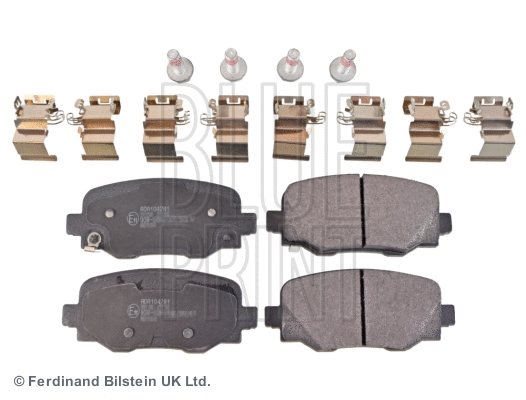 Brake Pad Set, disc brake (ADA104281)