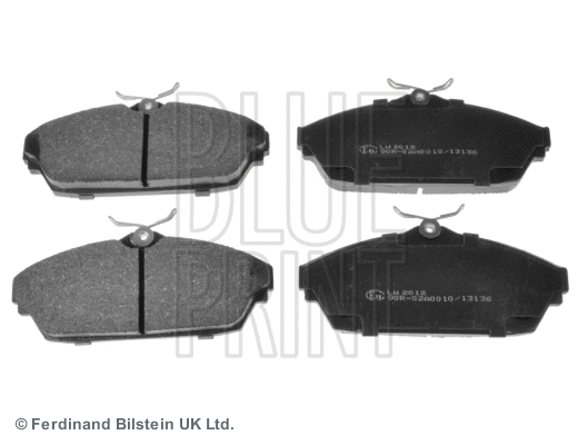 Brake Pad Set, disc brake (ADJ134210)