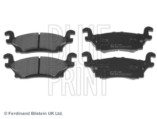 Brake Pad Set, disc brake (ADA104222)