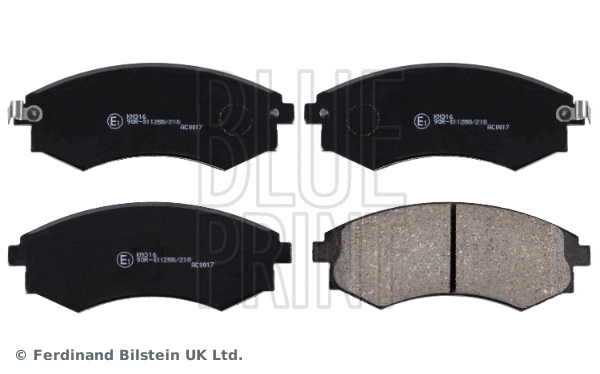 Brake Pad Set, disc brake (ADG04233)