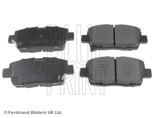 Brake Pad Set, disc brake (ADT342194)