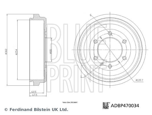 Brake Drum (ADBP470034)