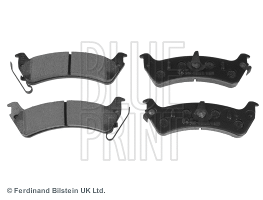 Brake Pad Set, disc brake (ADA104215)