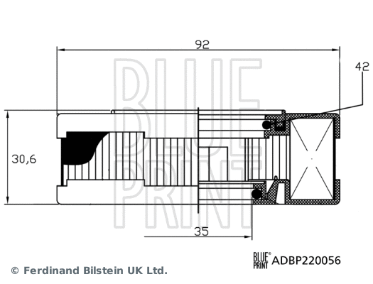 Filter, crankcase ventilation