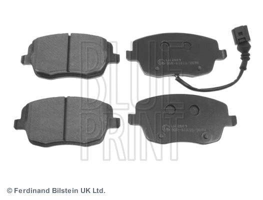 Brake Pad Set, disc brake (ADV184203)