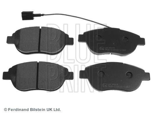 Brake Pad Set, disc brake (ADL144202)