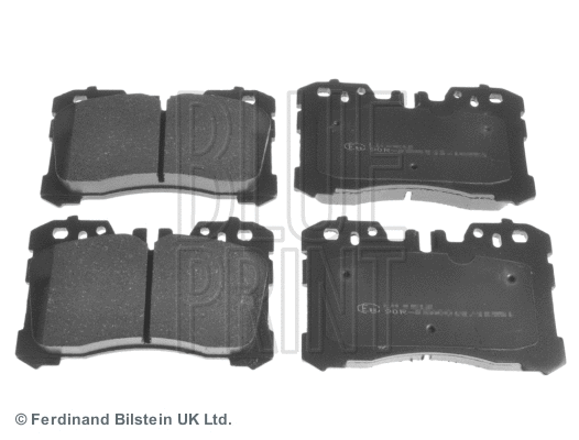 Brake Pad Set, disc brake (ADT342192)