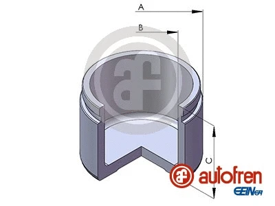 Piston, brake caliper (D025350)