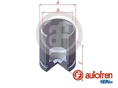 Piston, brake caliper (D025603)