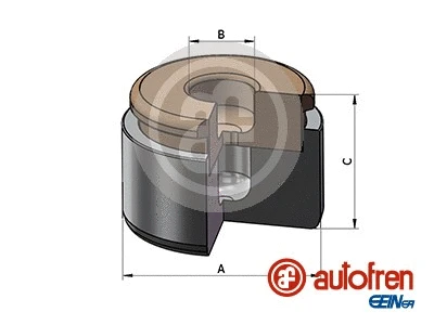 Piston, brake caliper (D025747)