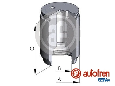 Piston, brake caliper (D02545)