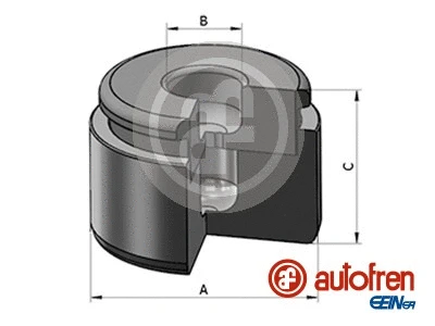 Piston, brake caliper (D025565)