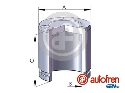 Piston, brake caliper (D025287)