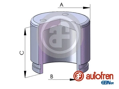 Piston, brake caliper (D02572)