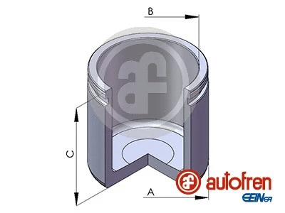 Piston, brake caliper (D025228)