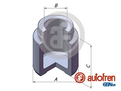Piston, brake caliper (D025392)