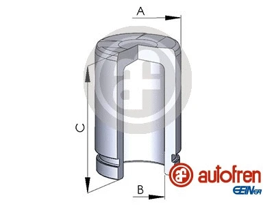 Piston, brake caliper (D025254)