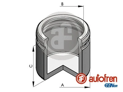 Piston, brake caliper (D025799)