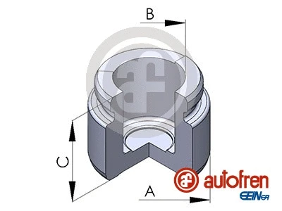 Piston, brake caliper (D025229)