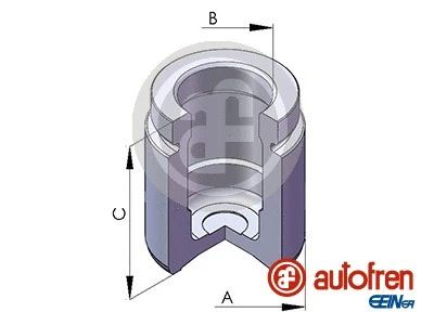 Piston, brake caliper (D025125)