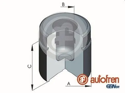 Piston, brake caliper (D025224)