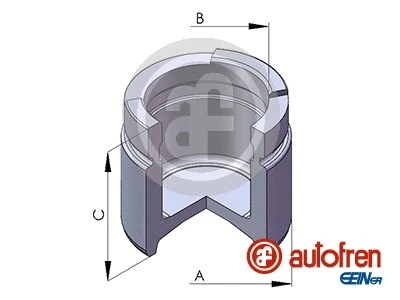 Piston, brake caliper (D02571)